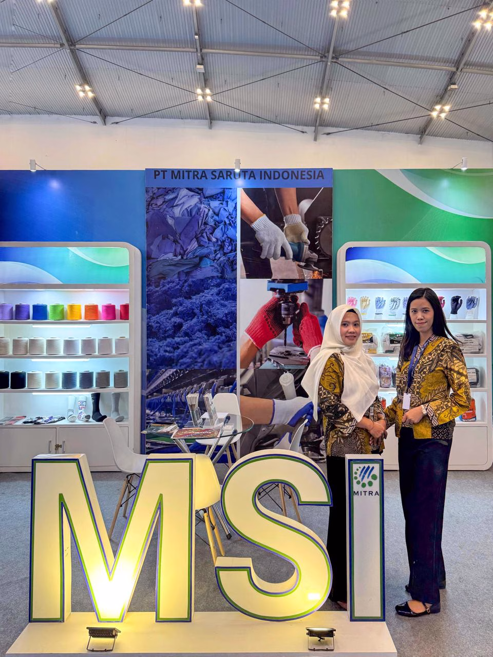 mitra saruta pabrik sarung tangan expo 2